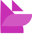Pink geometric design mark